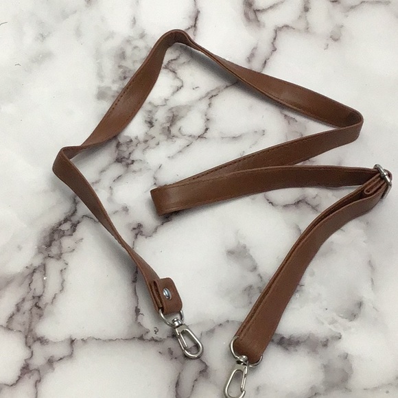 Replacement handbag straps, brown crossbody straps. - Picture 2 of 2